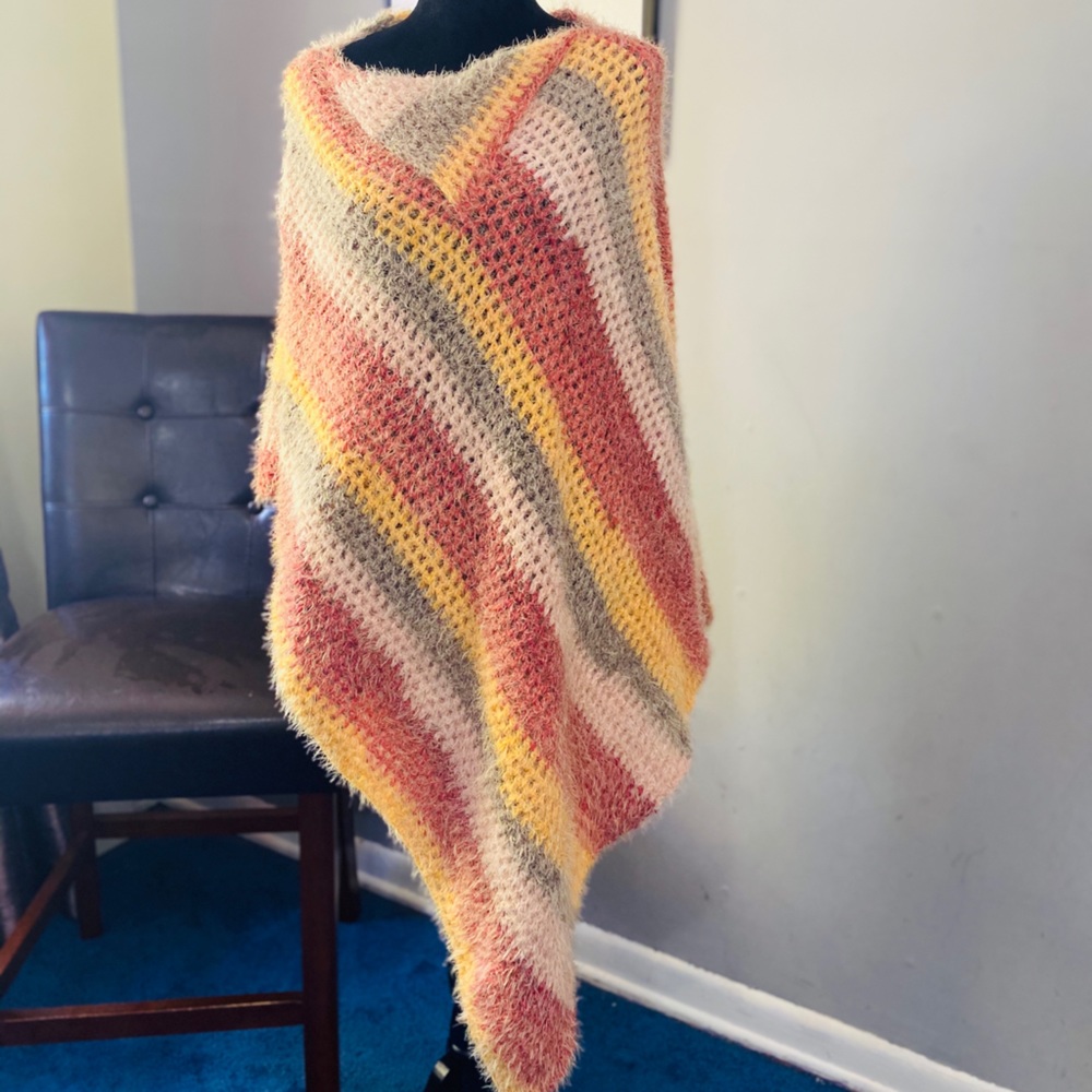 Handmade Knitted Poncho